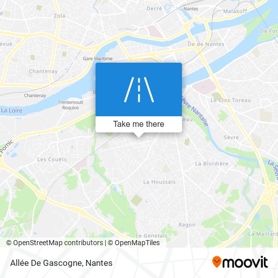 Allée De Gascogne map