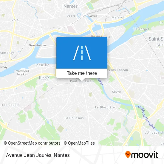 Avenue Jean Jaurès map