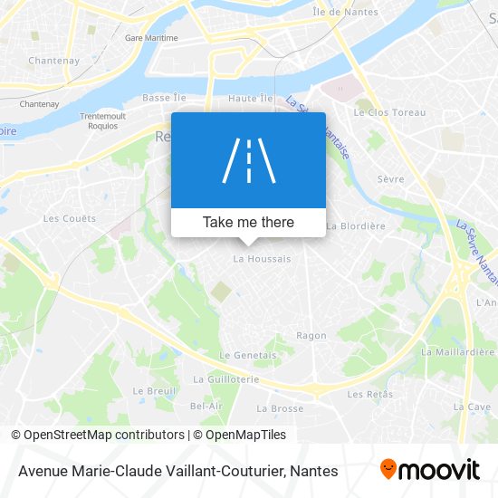 Mapa Avenue Marie-Claude Vaillant-Couturier