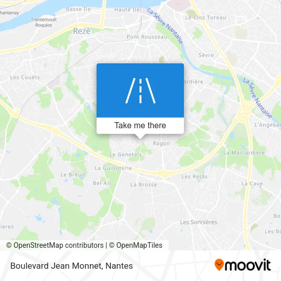 Boulevard Jean Monnet map