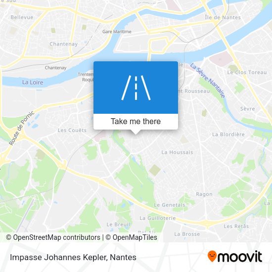 Impasse Johannes Kepler map