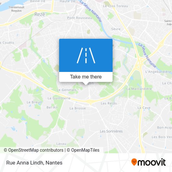 Rue Anna Lindh map
