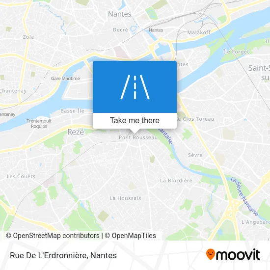 Rue De L'Erdronnière map