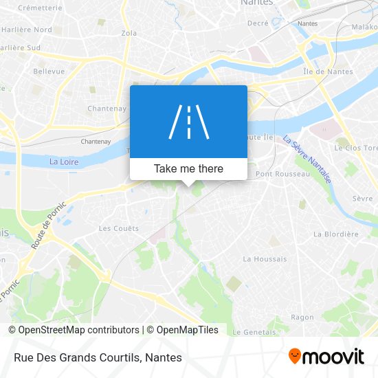 Rue Des Grands Courtils map
