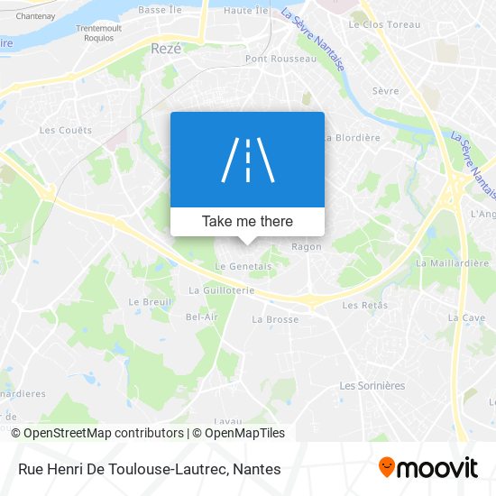 Mapa Rue Henri De Toulouse-Lautrec