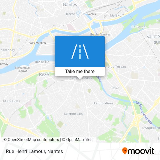 Rue Henri Lamour map