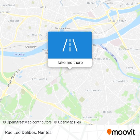 Rue Léo Delibes map