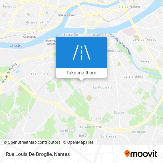 Rue Louis De Broglie map