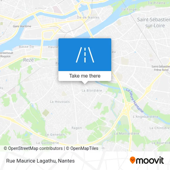 Rue Maurice Lagathu map