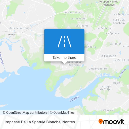 Impasse De La Spatule Blanche map