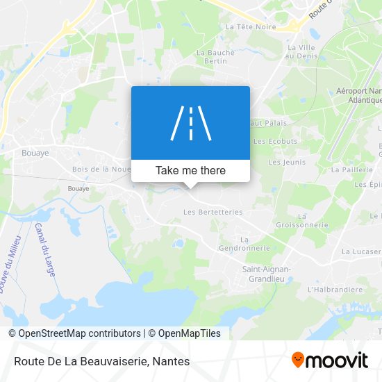 Route De La Beauvaiserie map