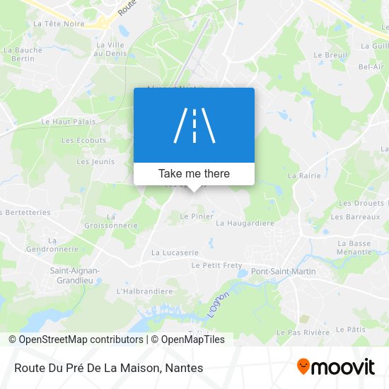 Route Du Pré De La Maison map