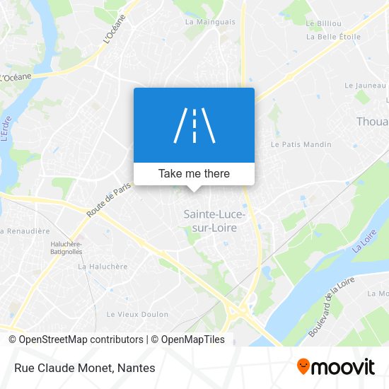 Rue Claude Monet map