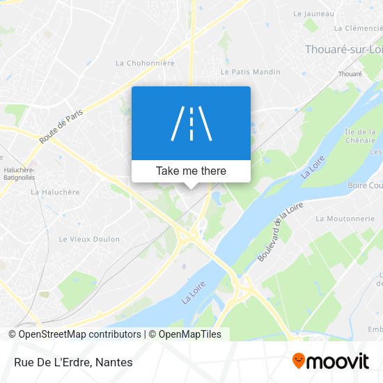 Rue De L'Erdre map