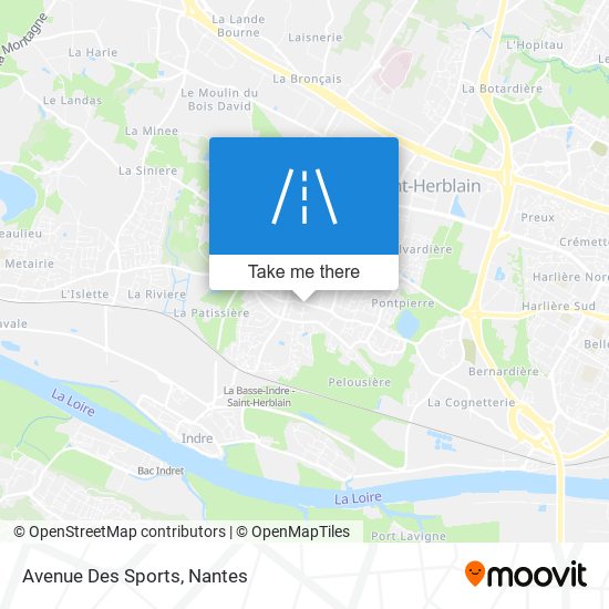 Mapa Avenue Des Sports