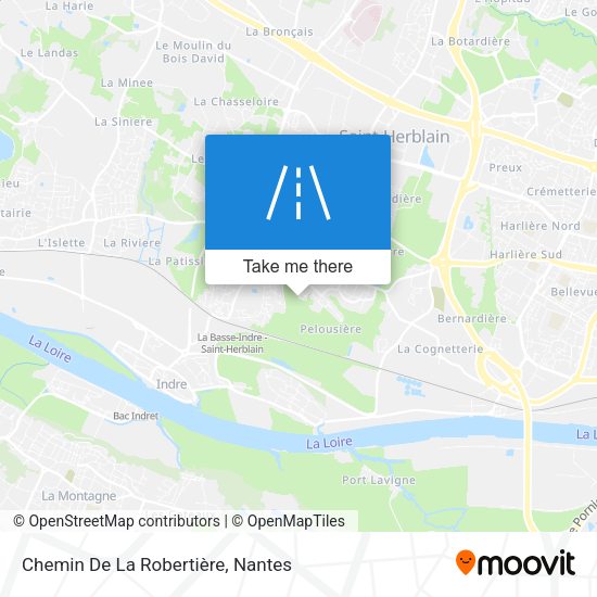 Chemin De La Robertière map