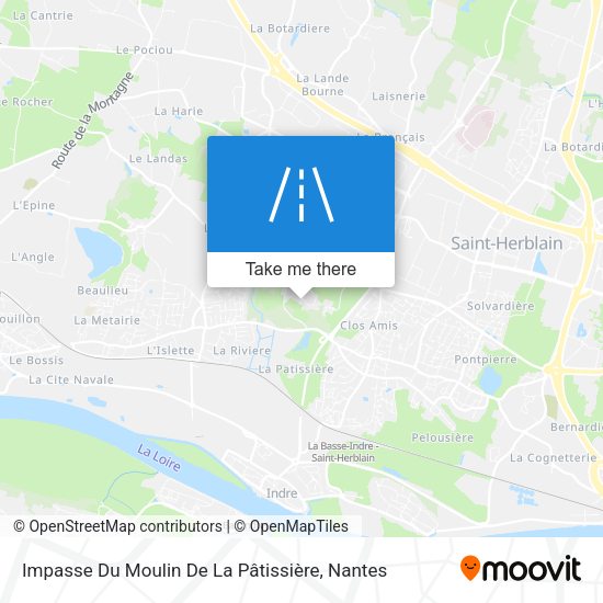 Impasse Du Moulin De La Pâtissière map