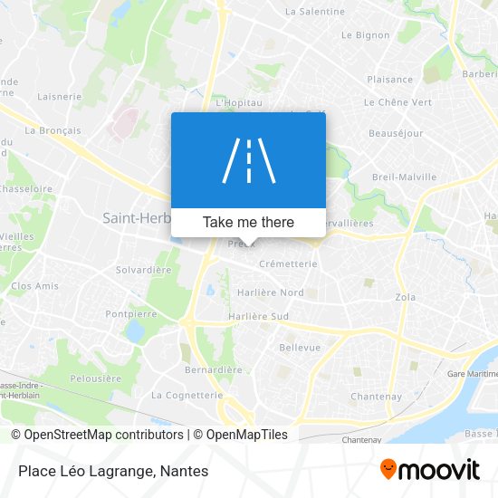 Place Léo Lagrange map