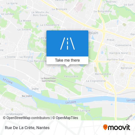 Rue De La Crête map
