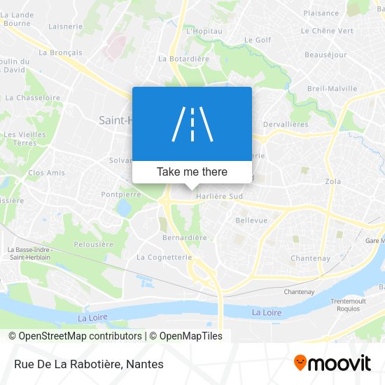 Rue De La Rabotière map