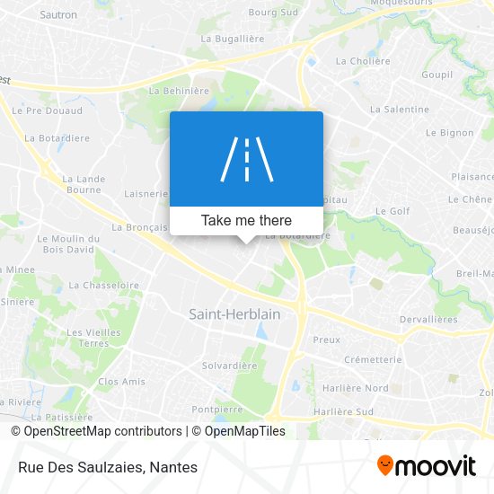Rue Des Saulzaies map