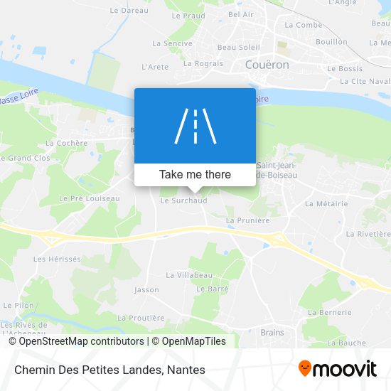 Chemin Des Petites Landes map