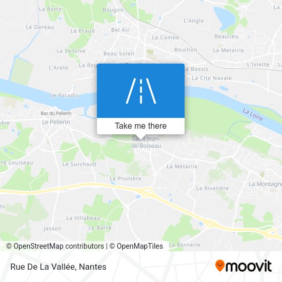 Rue De La Vallée map