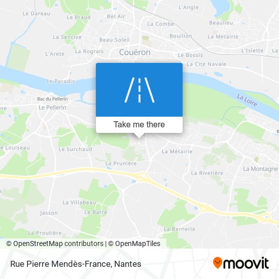 Mapa Rue Pierre Mendès-France