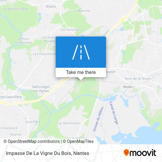 Impasse De La Vigne Du Bois map