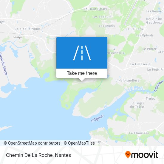 Chemin De La Roche map