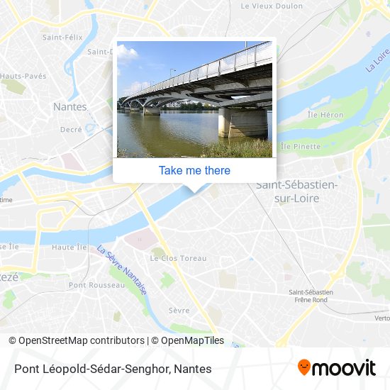 Pont Léopold-Sédar-Senghor map