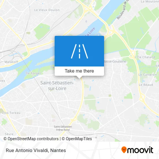 Rue Antonio Vivaldi map