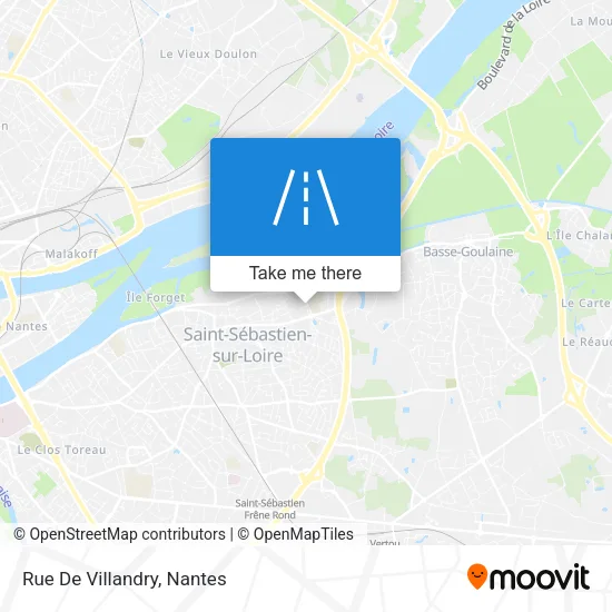 Rue De Villandry map