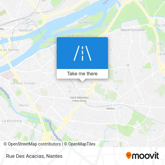Rue Des Acacias map