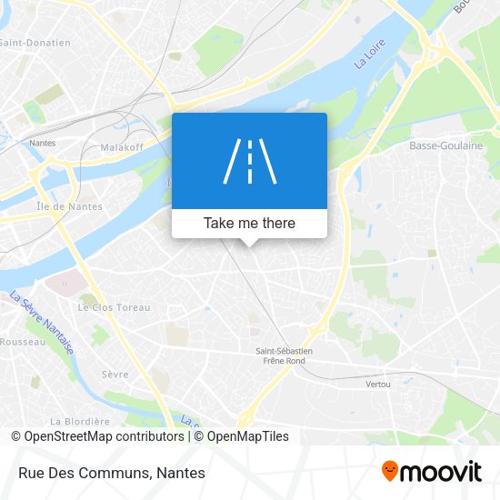 Rue Des Communs map