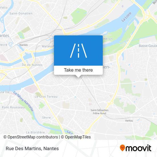Rue Des Martins map