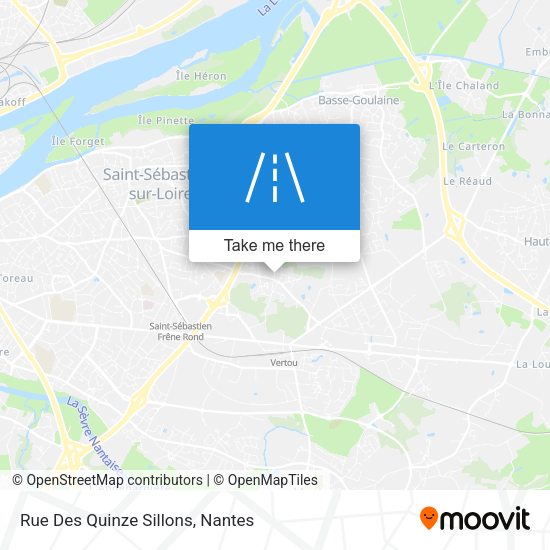 Rue Des Quinze Sillons map