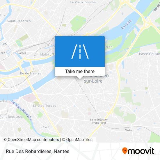 Rue Des Robardières map