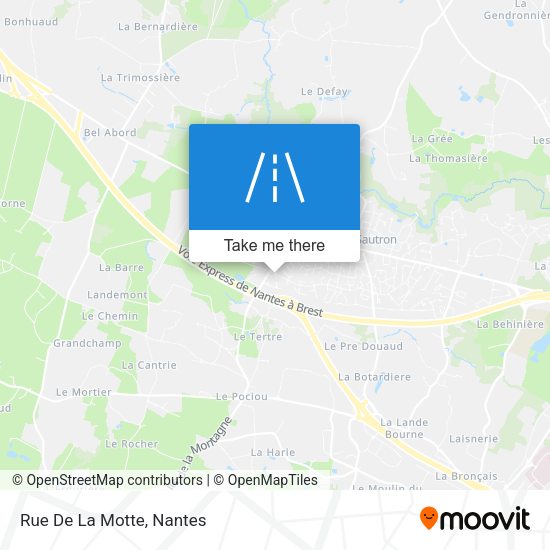 Rue De La Motte map