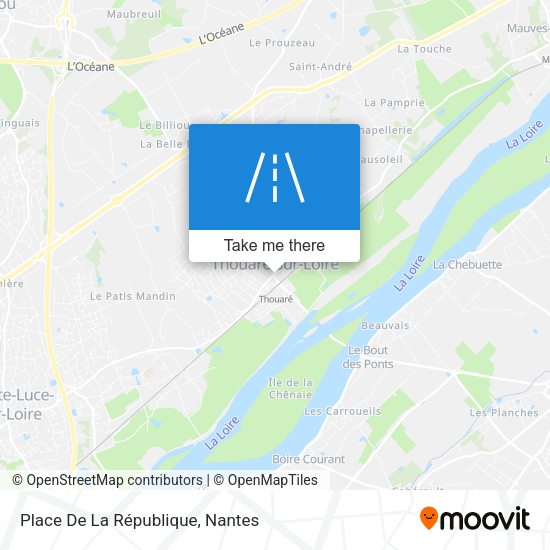 Place De La République map