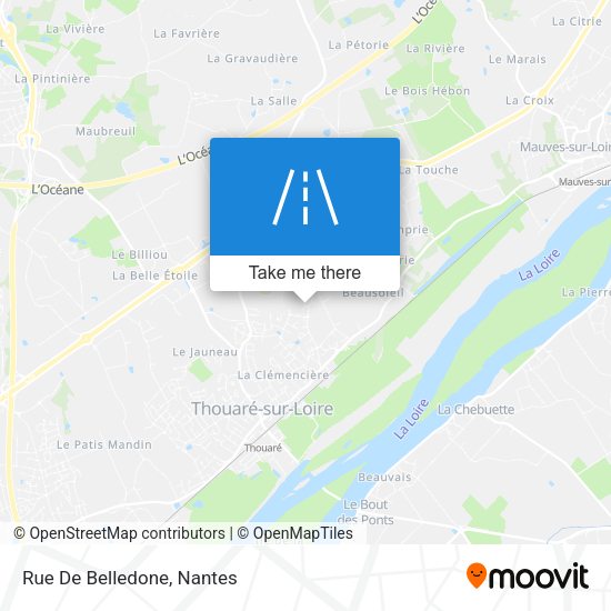 Rue De Belledone map