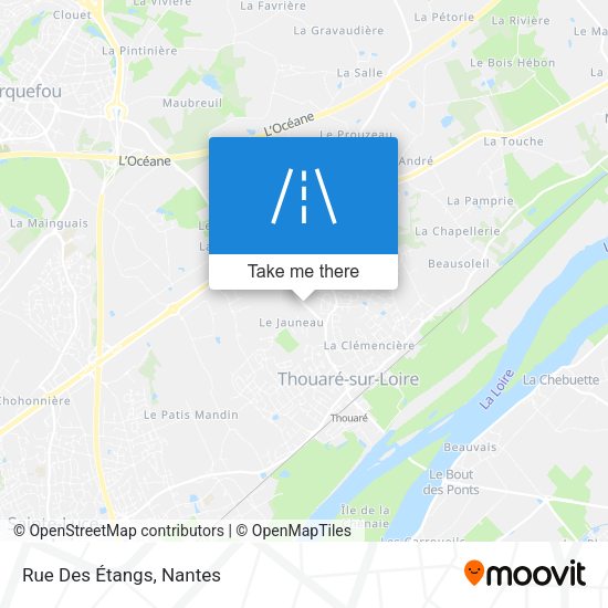 Rue Des Étangs map