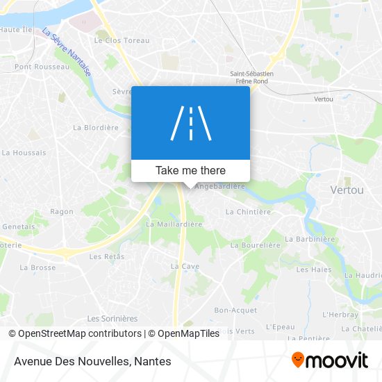 Mapa Avenue Des Nouvelles