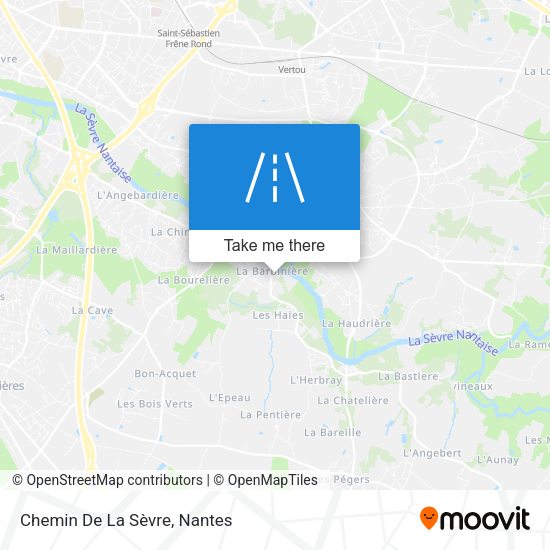 Chemin De La Sèvre map