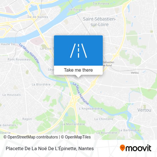 Placette De La Noë De L'Épinette map