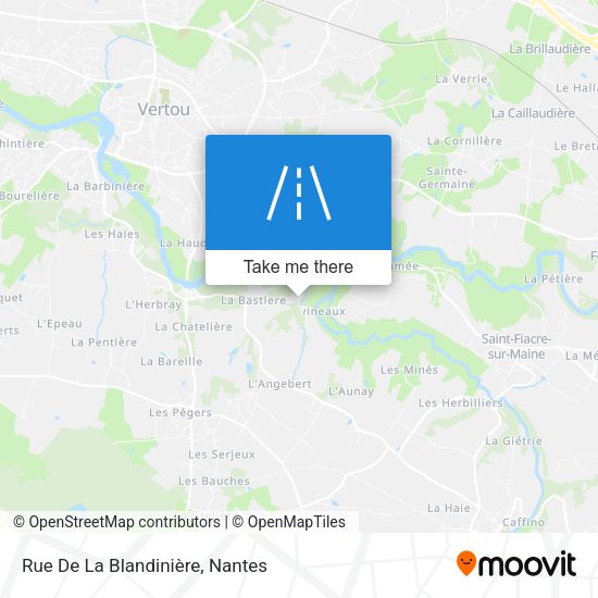 Rue De La Blandinière map