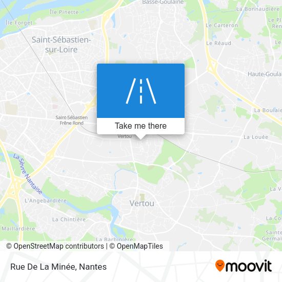 Rue De La Minée map