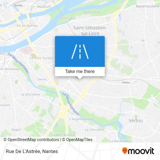 Rue De L'Astrée map