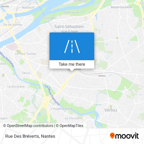 Rue Des Bréverts map