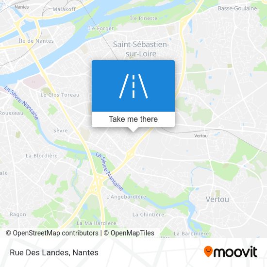 Rue Des Landes map